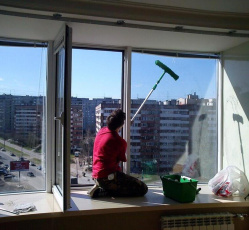 Мытье окон в однокомнатной квартире Тихвин